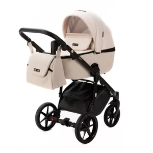 Kinderwagen NOLA 2in1, TМ Adamex – Beige, Tasche, Regenschutz, Moskitonetz - Bild 1 von 8