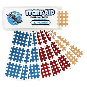 Bug Bite Itch Relief Patches. Reducing Itch and Swelling. Colorful 27 Patches - Picture 1 of 14