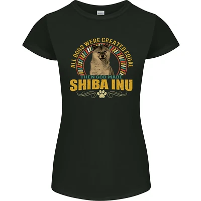A Shiba Inu Dog Womens Petite Cut T-Shirt - Image 1 of 4