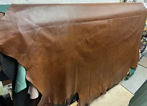 Italian Full Whole Leather Cow Hide Colour Antique Gold, 48 sq ft per hide - Picture 1 of 7