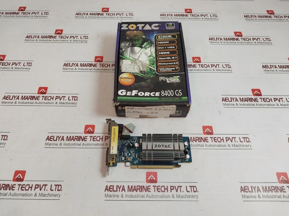 ZOTAC 8400GS 288-3N158-001ZT Graphics Card 512MB DDR3 64-Bit ZT-84GEM2M-HSL - Image 1 of 4