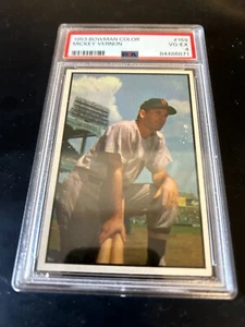 1953 Bowman Color #159 Mickey Vernon PSA 4 - Bild 1 von 2
