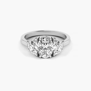 Zertifizierter Diamant Verlobungsring 2,50ct IGI Lab Grown Ovalschliff 14k Weißgold - Bild 1 von 4