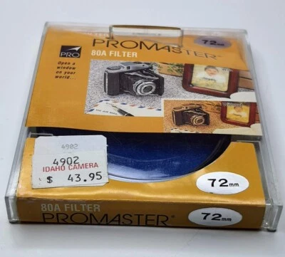 72mm Pro 80A Blue Glass Lens filter 80 A Japan Coated 72 mm Camera Color 80 A 72 - Image 1 of 4