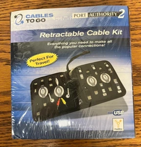 Brand New! Factory Sealed! Cables to Go - Port Authority 2 Retractable Cable Kit - Picture 1 of 3