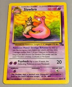 Slowbro # 43/62 Uncommo aus Fossil von 2000 Pokemon Englisch Near Mint Vintage - Bild 1 von 4