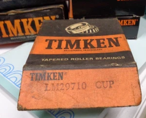 The TIMKEN COMPANY Tapered Roller Bearings ~ LM29710 CUP ONLY - Picture 1 of 3