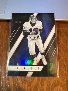 Jim Kelly 2016 Panini Absolute Retired Spectrum Green #101 HOF /25 Buffalo Bills - Picture 1 of 7