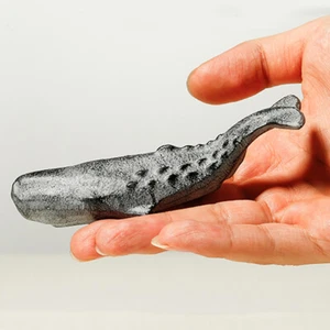 Hierro Metal Fundido Ballena Jorobada Pisapapeles Escultura Estatuilla Hogar Escritorio Decoración - Imagen 1 de 14