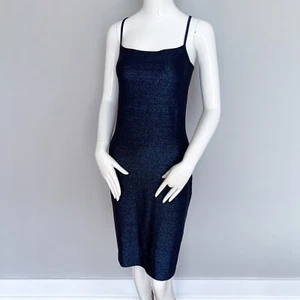 RARO Vestido Wolford Ámbar Metálicos Bodycon Elastizado Negro Zafiro Verano Mini S - Imagen 1 de 17