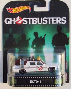 HOT WHEELS 2016 RETRO ENTERTAINMENT GHOSTBUSTERS ECTO-1 - Picture 1 of 1