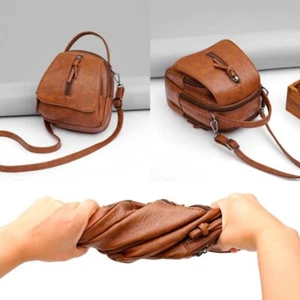 Soft Leather Shoulder Crossbody Bags for Female Women Lady Small Casual Tote New - Picture 1 of 10