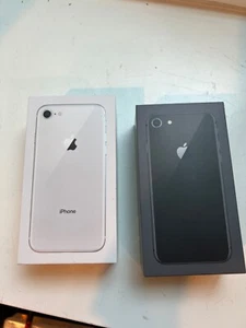 2 Empty OEM BOX ONLY For Apple iPhone 8 Space Gray & Silver - Photo 1 sur 3
