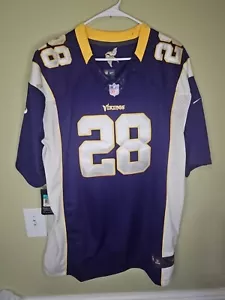 Minnesota Vikings Nike #28 Adrian Peterson On-Field NFL Trikot Lila Gr. XL Neu mit Etikett - Bild 1 von 16