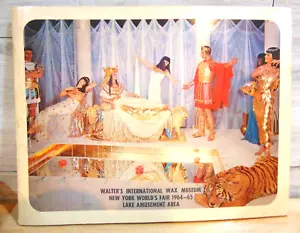 1965 Walter's International Wax Museum New York World's Fair Book - Imagen 1 de 6