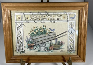 Escena de jardín Sprinkled With Love Grown With Patience Picture TCR 1996 4109 - Imagen 1 de 2