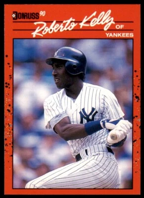 1990 Donruss #192 Roberto Kelly New York Yankees - Image 1 of 2