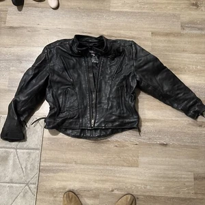 Vintage Leather King   3m thinsulate  insulated leather jacket - Picture 1 of 11