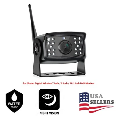 AHD Digital Wireless Backup Rear View Camera Metal for DVR Monitor Car Truck Bus - Image 1 of 4