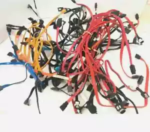 Cheap Joblot 20 x SATA HDD SSD Internal Data Cables Serial ATA - Photo 1/1