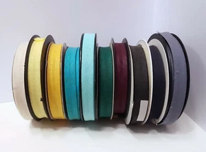 Sbieco traversino cotone nastro doppia piega diagonale 14mm 20mt 100%cotone 1pz - Foto 1 di 10