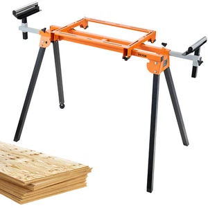 VEVOR 79in Miter Saw Stand with One-piece Mounting Brackets Sliding Rail 330lbs - Picture 1 of 12