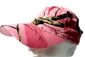 Realtree Authentic Wildlife Series Women's Cap/Hat Adj. Pink Camo New with Tags - Picture 1 of 15
