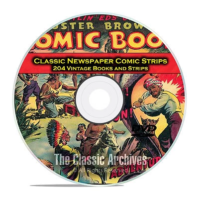 Classic Newspaper Comic Strips, Buster Brown, Nemo, Golden Age Comics DVD D15 - Image 1 of 4