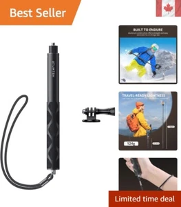 Bâton Selfie Ultra-Compact 114cm avec Poignée Ergonomique pour Photographie d'Action - Photo 1 sur 13