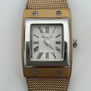 Kenneth Cole NY Watch Rose Gold Mesh Band Bracelet Stainless WR Womens - Picture 1 of 8