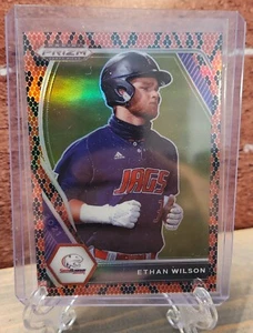 ETHAN WILSON 2021 Panini Prizm Draft Picks Snake Skin Prospect RC 11/25 - Picture 1 of 2