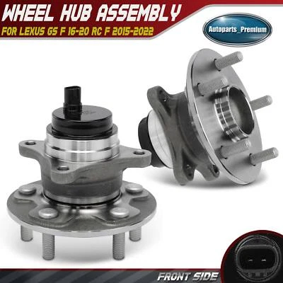 2x Conjunto de cojinete de cubo de rueda delantera izquierda y derecha para Lexus GS F 16-20 RC F 15-23 Foto 1 de 4
