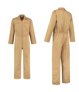 Arbeitsoverall beige 44-66 Kombi Overall Schutzanzug Rallyoverall Arbeitsanzug  - Bild 1 von 4
