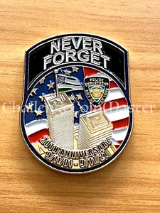 MONETA SFIDA F38 POLIZIA DI EMERGENZA UNITÀ K-9 TEAM polizia di New York 11 settembre - Foto 1 di 2