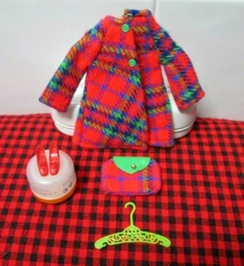 RARE 1970 MOD BARBIE~"MAD ABOUT PLAID"~SEARS EXCLUSIVE GIFT SET~#1587~4 PC~CRISP - Picture 1 of 9