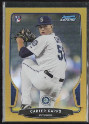 2013 Bowman Chrome #168 Carter Capps Gold /50 - Image 1 of 2