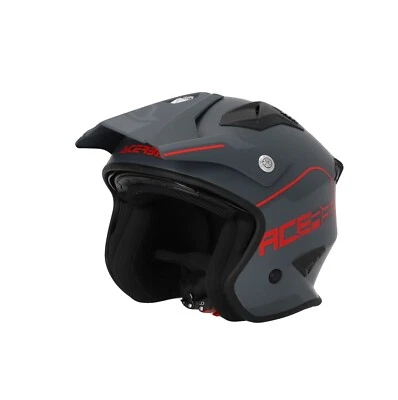 CASCO ACERBIS - JET ARIA ECE 22.06 - GRIGIO ROSSO -  TAGLIA S - Immagine 1 di 4