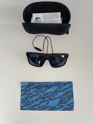 COSTA DEL MAR Slack Tide - Tortuga - Lente Espejo Plateada 580P - Retenedor de Lazo Foto 1 de 4