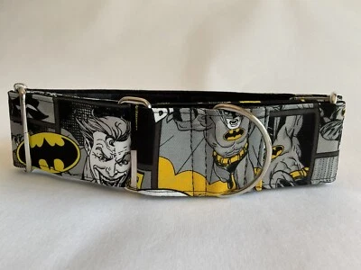 Collar Martingala Batman, 2 pulgadas (5 cm) de ancho para galgos Foto 1 de 4