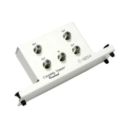 Channel Vision Vision 1 in/4 Out Passive Rf Splitter C-0204  - Image 1 of 2