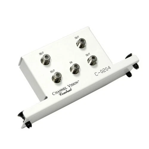 Channel Vision Vision 1 in/4 Out Passive Rf Splitter C-0204  - Image 1 of 2