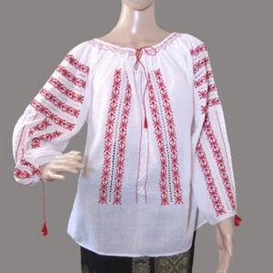 Indiana Jones blouse , Marion Ravenwood handmade blouse  size S - Picture 1 of 7