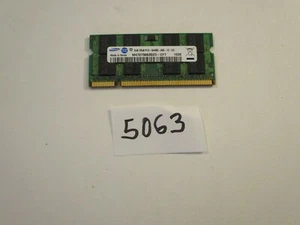 Samsung M470T5663QZ3-CF7 2Gb 800Mhz PC2-6400 DDR2 SODIMM laptop memory RAM (5063 - Picture 1 of 2