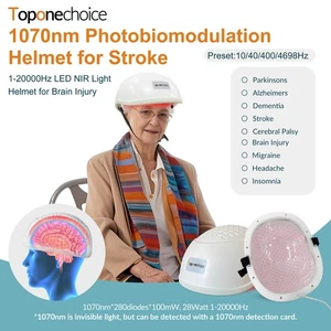 Alzheimer Parkinson Unterstützung Helm 280 Dioden 1070nm Nahinfrarot Lichtgerät - Bild 1 von 14