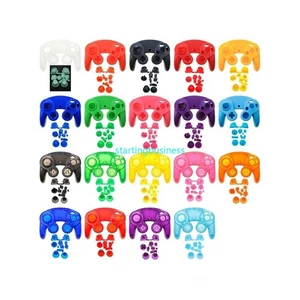 Front Back Shell Housing Cover Case With Buttons For Nintendo GC NGC Gamecube - Picture 1 of 42