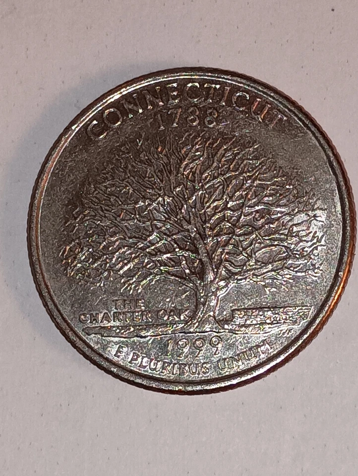 1788/1999 D Connecticut Quarter  - Image 1 of 3