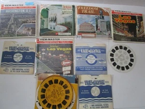 Enorme lotto mulinello vintage View Master Washington DC Las Vegas Space Shuttle NASA - Foto 1 di 4