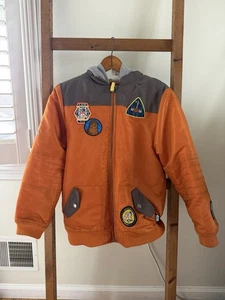Disney Star Wars Jungen Jacke Gr. 11/12 Patches Jedi Rebel Pilot RAR Bomber - Bild 1 von 5