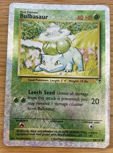 Bulbasaur 68/110 Legendary Collection Fireworks Reverse Holo WOTC Moderate Play - Bild 1 von 7