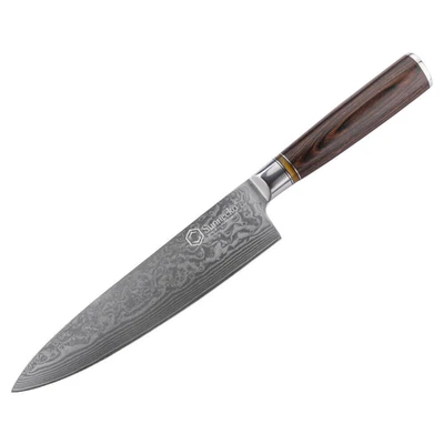 20cm Japanisches Kochmesser vg10 Damastmesser Küchenmesser Messer HRC60+ - Bild 1 von 4